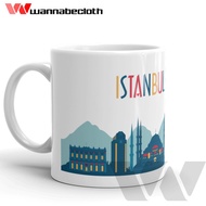 Glass Istanbul Türkiye Mug Istanbul Türkiye Souvenir Istanbul Türkiye Mug World City v3