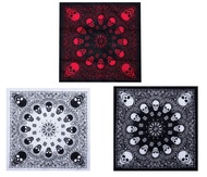 3pcs Men's Retro Bandana Scarf Stylish Paisley Pocket Squares Tie Dye Cowboy Wraps Headwraps for Hip