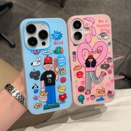 Jelly Color 2 In 1 Happy Couple Latest 2025 Case Vivo V70 Fe Y05 Y19S Pro Y29 Y400 V60 Lite 4G 5G Iq