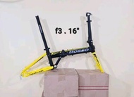 MOSSO F3 16 INCH FRAME RANGKA SEPEDA LIPAT SELI FOLDING BIKE MOSSO F3 DISCBRAKE UKURAN 16 PLUS ATAU