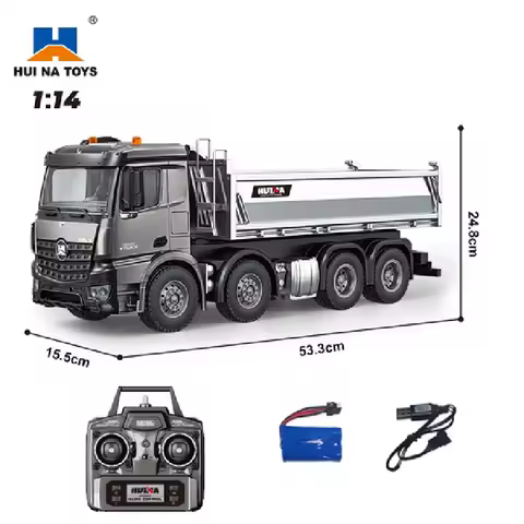 Huina 1536pro new product 1537 alloy remote control 1:14 full proportion wheel heavy-duty engineerin