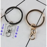 Handmade Jewelry diy Handmade Material Accessories Key Ring Flat Ring Plus 8 Character Chain Key Cha