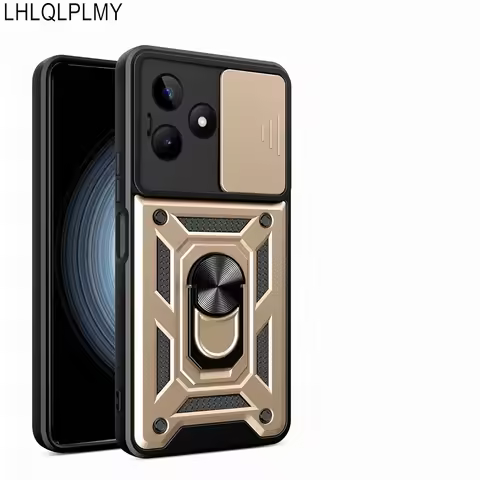 Camera Protect Armor Case For Realme 12 14 14T 14X GT 7T 7 Pro 5G 12X C65 C63 C61 C75 OPPO A40 A40M