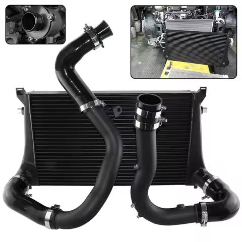 Charge Pipe 70MM Intercooler Kit For VW GTI MK7 Golf R Skoda Audi A3/S3 Seat 1.8T 2.0T TSI Black/Blu
