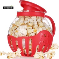 Popcorn Maker Microwave Snack Popcorn Air Poppers 2.25 Quart Popcorn Bowl Borosilicate Kitchen Acces