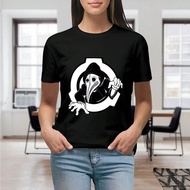 SCP Foundation SCP-049 Plague Doctor Women Print T Shirt Graphic Shirts Casual Short Sved Female Tee