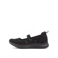 LARRIE Kasut Perempuan BLACK Stretchy Secure Sporty Sneakers Women - L61925-KN01SV-1-BLACK