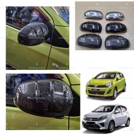 perodua axia g style car side mirror cover accessories sportivo design axia baru aksesori (no singne
