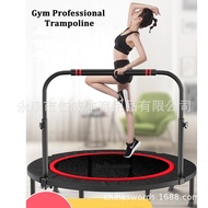 HY💞Outdoor Indoor Children Trampoline Sports Fitness Gym Foldable with Armrest Home Trampoline XO97