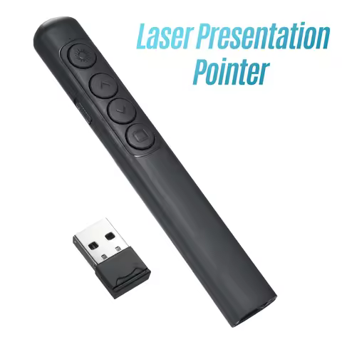 Laser Presentation Pointer 2.4G Wireless Demonstration Remote Control Pen for PowerPoint PPT Compati
