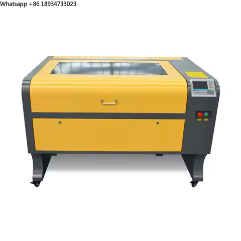 WER 6090 9060 90*60cm M2 Controller Co2 Laser Engraving Machine and Mini Cutter for Glass Cups Fabri
