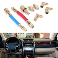 KIMISS Air Conditioning Refrigeration R-12A C Connector Adapter Hoses R134A R12 Kit for Automobiles