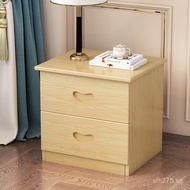 Bedside Table European Style Solid Wood Simple Storage Cabinet Pastoral Wardrobe Mini Chest of Drawe