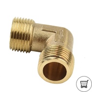 FS Air Compressor Fittings Brass 16.5mm Male Thread Check Valve Elbow Coupler