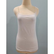 (LELONG)Ladies inner shirt/Ladies white string shirt/Baju putih inner/Baju putih wanita/singlet
