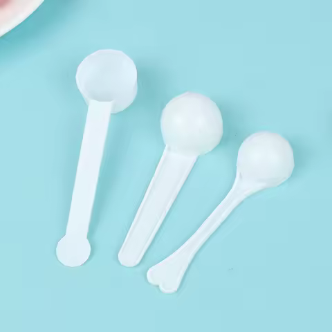 10Pcs 1g 3g 5g 10g Measuring Plastic Scoop Measuring Spoons Milk Powder Spoons.
