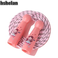 HSHELAN Jump Rope, Plastic Handle Exercise Skipping Ropes, Cartoon Training Cotton Rope Sport Equipment Adjustable Jump Rope Primary