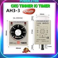 💥READY STOCK💥 CKC TINNER AH3-3 60 MINUTES~60Min 8 PINS DELAY TIMER TIME RELAY ANALOG IC TIMER - 220-