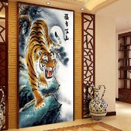 Syaneu-Store 5D Diamond DIY Painting Craft Kit Home Decor Tiger Down From Mountain. 60x100cm. D225B