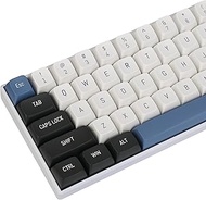 PBT Keycaps, CSA Profile Double Shot PBT Keycaps, Custom Keycaps Set for Cherry Gateron MX Switches 