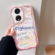 Soft Case For Oppo Reno 8T 5G A1 Pro Reno 8 5G Reno 8 Pro 5G Reno 8T 4G Casing Graffiti English Full