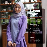 Gamis Katun Dewasa UPMORE DAIFA CAMEO PURPLE || By Mutif