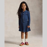 Polo Ralph Lauren Kids (Girl) Cotton Polo Cardigan & Skirt Set