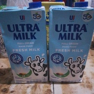 Susu Putih Segar ULTRA MILK Full Cream Fresh Milk isi 1000 ML Susu UHT ultramilk