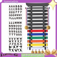 [tameiadzig]Bamboo Wood Karate Belt Display Rack-12 Belts, Medal Hangers for Taekwondo, Jiu ,BJJ, Ma