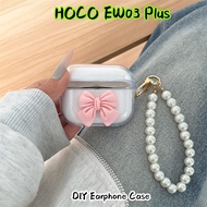 【Fast Shipment】For HOCO EW03 Plus Case DIY Cute bowknot Soft Silicone Earphone Case Casing Cover NO.