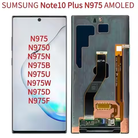 100% AMOLED Note10 Plus LCD Screen For Samsung Galaxy Note10 Plus N975 N975F SM-N975F/DS N976B 5G Di