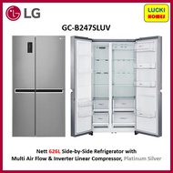 LG GC-B247SLUV 626L Side-by-Side Door Refrigerator 冰箱