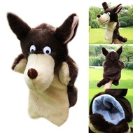 Animal Plush Hand Puppets Wolf Puppets Kids Gifts Hand Puppet Parent-Child Game Plush Toys for Child