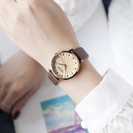 Taobao Collection นาฬิกาข้อมือผู้หญิง JULIUS นาฬิกาแฟชั่นผญสายหนังกันน้ำลุคสวยหรู