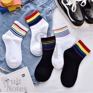 [CLEARANCE] SOCK017 Rainbow Fashion Pride Socks
