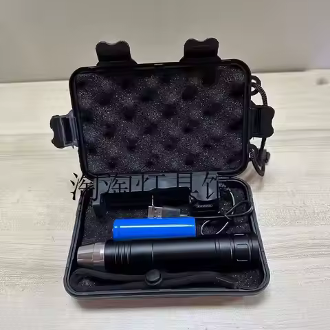 Shortwave 254nm UVC LED Flashlight SW UV Torch Lamp Fluorescent Minerals Phosphor with ZWB3 Optical 