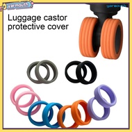 [Yar] 12Pcs Silicone Luggage Wheel Covers Wear-resistant Chair Caster Covers Noise-Reducing Suitcase Spinner Wheel Protectors