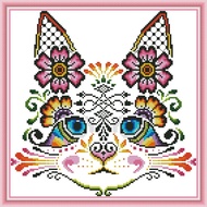 Joy Sunday Stamped Cross Stitch Ktis DMC Threads Chinese Cross Stitch Set DIY Needlework Embroidery Kit-Cat 4