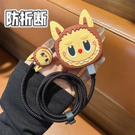 Cute Rabbit Charger Protector Set 40W Charger Case Cable Protector Compatible with iPhone 40W Charge