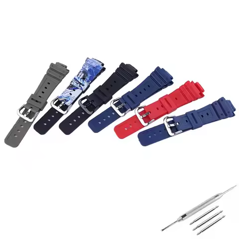 16mm Men's resin watch strap compatible for Casio DW5600 GW-5610 G-5600E GW-B5600 watch band women's