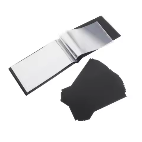 Banknote Currency Collection Album Paper Leather Pocket Holders 21x12cm