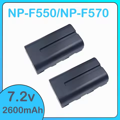 2600mAh For Sony NP-F570 NP-F550 NP F550 F570 F530 F330 Light Battery for Yongnuo Viltrox Video LED 