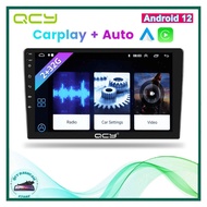 QCY 10" 2+32GB Car Stereo Double Din Carplay &amp; Android Auto GPS Navigation Car Radio Touch Screen