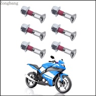 Zone Anti Corrosion Chainwheel M8x30 Chain Screws Sprocket Bolt Locking Flange Nut 6x