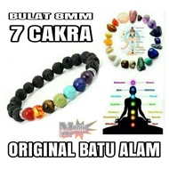 7 Chakra Natural Jade Health Bracelet - Jade Bracelet - 7 Chakra Bracelet for Men and Women
