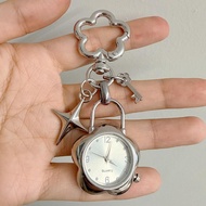 BDW Handcrafted Floral Star Keychain Keyring Alternative Fashion Jewelry