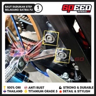 Titanium Probolt Bolt Footstep Injection Satria FU Grade 5 King Nut