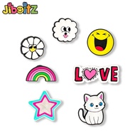 Jibbitz cross charms cross Accessories Shoes Flower cross cross Accessories Kitten Emoticon Pack Rai