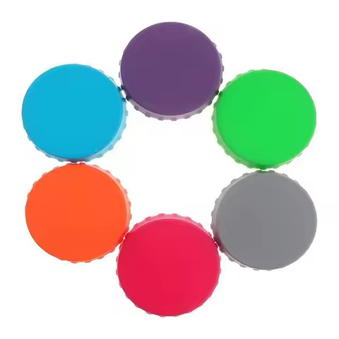 4/6Pcs Silicone Can Cover Reusable Soda Can Lids Beer Can Covers Pop Can Covers SpillProof Drink Cov