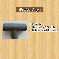 Vlok Tee pipe 1 x 3/ 4 inch | T-pipe vlok 1-piece 3/4 inch